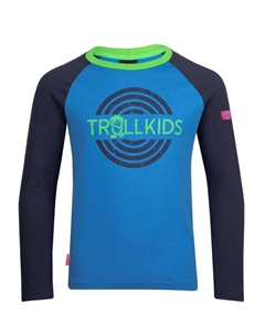 Спортивная футболка Preikestolen, синий Trollkids