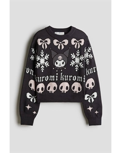 Свитер жаккардовой вязки, серый H&m