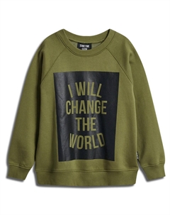 Толстовка, оливковый Sometime soon