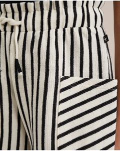 Брюки Regular Pants, черный/белый с оттенком We fashion