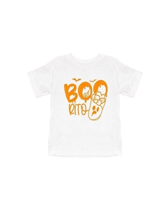 Молодежная футболка с короткими рукавами и рисунком Boorito с рельефным принтом, белый The juniper shop