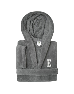 Персонализированный детский суперплюшевый халат Linum для домашнего текстиля с капюшоном и двойной щеткой, E Linum home textiles