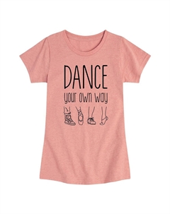 Футболка с рисунком для девочек 7–16 лет «Танцуй по-своему», розовый Licensed character