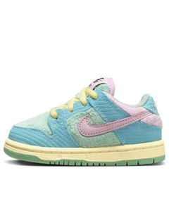Кроссовки x verdy sb dunk low, голубой Nike