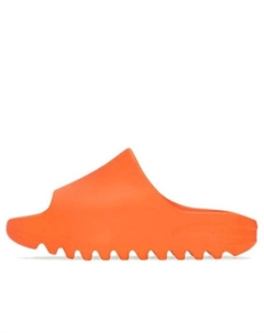Тапочки слайд детские Yeezy, оранжевый Adidas