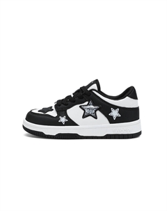 Детские кроссовки для скейтбординга Kids Low-top Panda Black, цвет Panda Black Snoopy