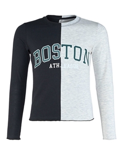 Лонгслив, черный Blue effect