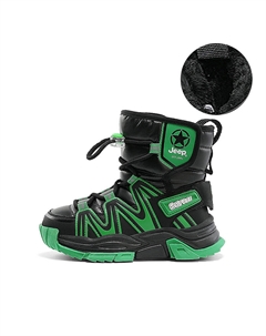 Детские ботинки Kids Green, черный/зеленый Jeep