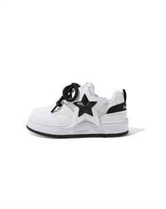 Кроссовки Kids Skateboarding Shoes Kids Low-top, белый/черный Paul frank