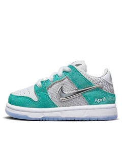 Кроссовки x апрель скейтборды sb dunk low, зеленый Nike