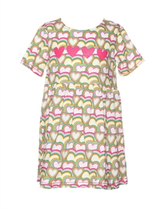 Платье с узором в форме сердца, зеленый Agatha ruiz de la prada