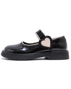 Детские кожаные туфли Kids Low-top Black, черный C°banner