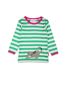 Футболка Langarmshirt, зеленый Toby tiger