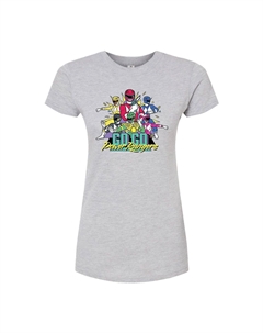 Юниорская футболка Power Rangers GoGo с графическим рисунком, серый Licensed character