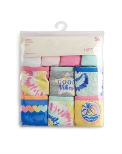 Девочки 6–14 лет, 10 шт. трусиков-хипстеров, фиолетовый So