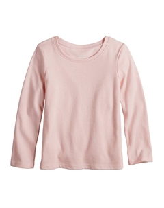 Футболка Essential с длинными рукавами для девочек 4–12 лет, цвет Ballerina Dance Jumping beans