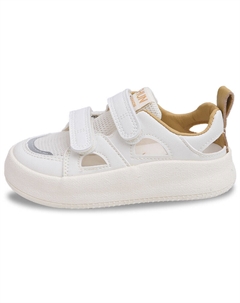 Кроссовки Kids Skateboarding Shoes Kids Low-top, белый/черный Budding