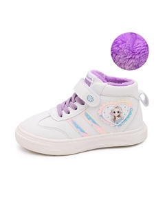 Детские кроссовки для скейтбординга Kids High-top Purple, фиолетовый Budding