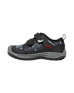 Кроссовки Kids Outdoor Shoes PS Low-top Black/pattern Camouflage, черный Keen