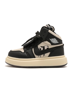 Кроссовки Kids Skateboarding Shoes Kids Mid-top Black, черный C°banner