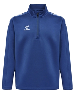 Толстовка Mit Kurzem Reißverschluss Hmlcore Xk Half Zip Poly Sweat Kids, цвет TRUE BLUE Hummel