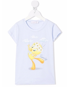 Футболка с принтом Tweety, синий Monnalisa