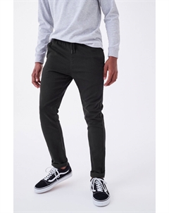 Брюки без застежки с кулиской на талии, черный Next