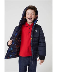Двусторонний утепленный плащ для мальчиков, мультиколор Paul smith