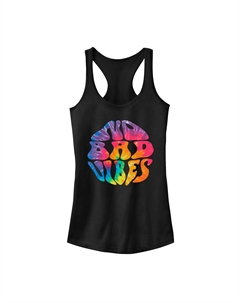 Майка с надписью No Bad Vibes Bubble Tie Dye для юниоров Unbranded