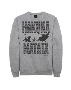 Флисовый топ с геометрическим силуэтом Hakuna Matata для юниоров Lion King Licensed character