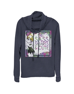 Пуловер с воротником-хомутом для подростков Disney's Tinkerbell Sass, Smarts & Cute Licensed character