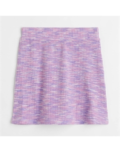 Юбка из джерси, фиолетовый меланж H&m