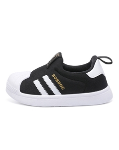 Кроссовки Toddler Shoes TD Low-top Black/gold, черный/золотой Bobdog