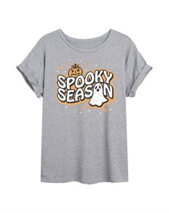 Струящаяся футболка для юниоров Spooky Season, серый Licensed character