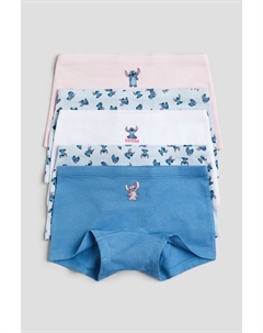 Набор из 5 хлопковых трусов-боксеров, синий H&m