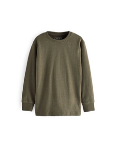 Топ с длинными рукавами, зеленый хаки COSY 3-16YRS, цвет khaki green Next