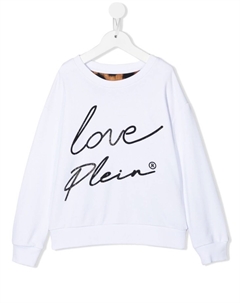 Футболка с длинными рукавами и логотипом, белый Philipp plein