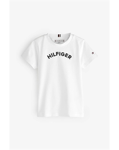 Белая футболка с арками, белый Tommy hilfiger