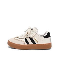 Детские кроссовки для скейтбординга Kids Low-top бежевый/черный, бежевый/черный Snoopy