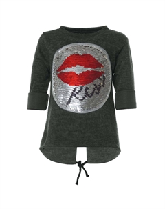 Пуловер, зеленый Bezlit