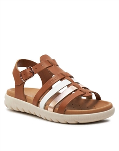 Сандалии J Sandal Soleima Gir J35GSB 043CF C6A7F S Brandy/Copper, коричневый Geox