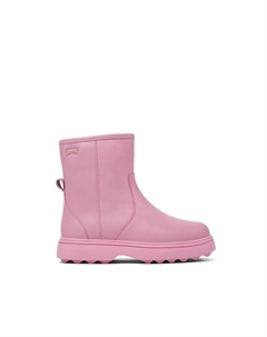 Ботинки из гладкой розовой кожи для девочки, розовый Camper