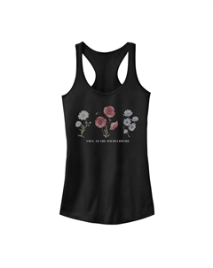 Майка с рисунком Free As The Wildflowers для юниоров Unbranded