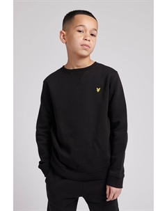 Классический флисовый свитшот, черный Lyle & scott