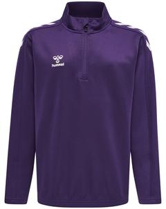 Толстовка Mit Kurzem Reißverschluss Hmlcore Xk Half Zip Poly Sweat Kids, цвет ACAI/WHITE Hummel