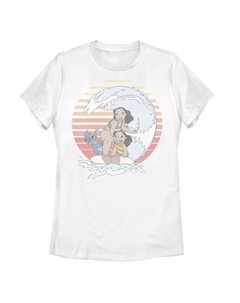 Детская футболка Disney Lilo & Stitch 626 Stitch Day в стиле ретро с радужным портретом, белый Licensed character