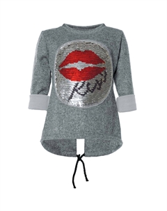 Пуловер, серый Bezlit