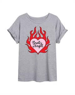 Струящаяся футболка Bratz Angel для юниоров, серый Licensed character