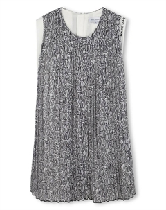 Платье со складками, белый Marc jacobs kids