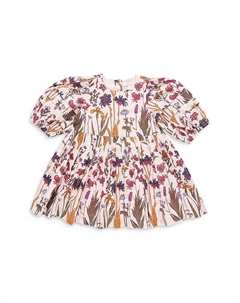 Платье Brooke для девочек - Осенние цветы - Малыш, розовый Pink chicken